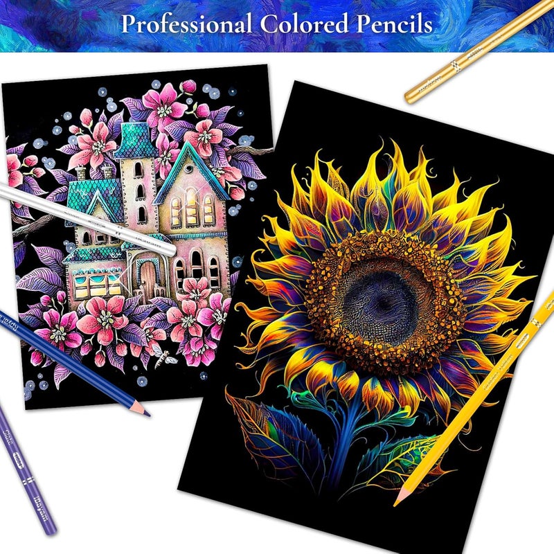 iBayam 72 Count Colored Pencils for Adult Coloring Books, Soft Core, Ideal for Drawing Blending Shading, Art Supplies, Color Pencils Set Gift for Coloring, Sketching, Painting - Image 5